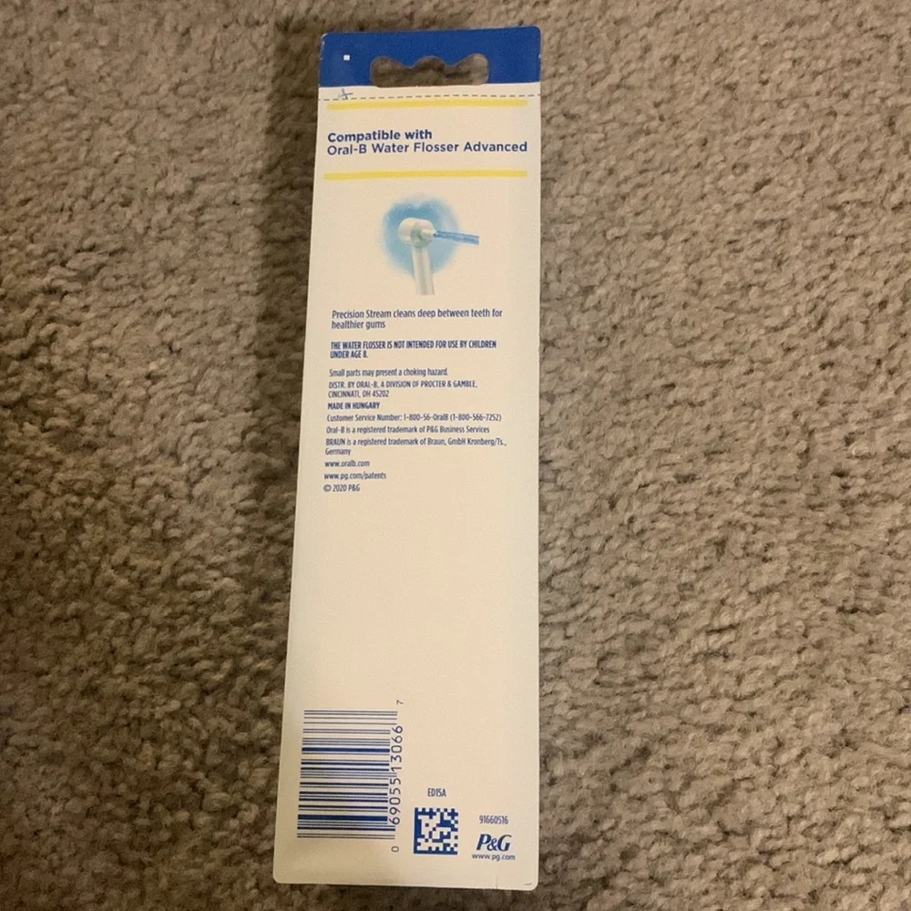 Brand new Oral-B precision jet replacement nozzles, 4 counts x 1 pack.
